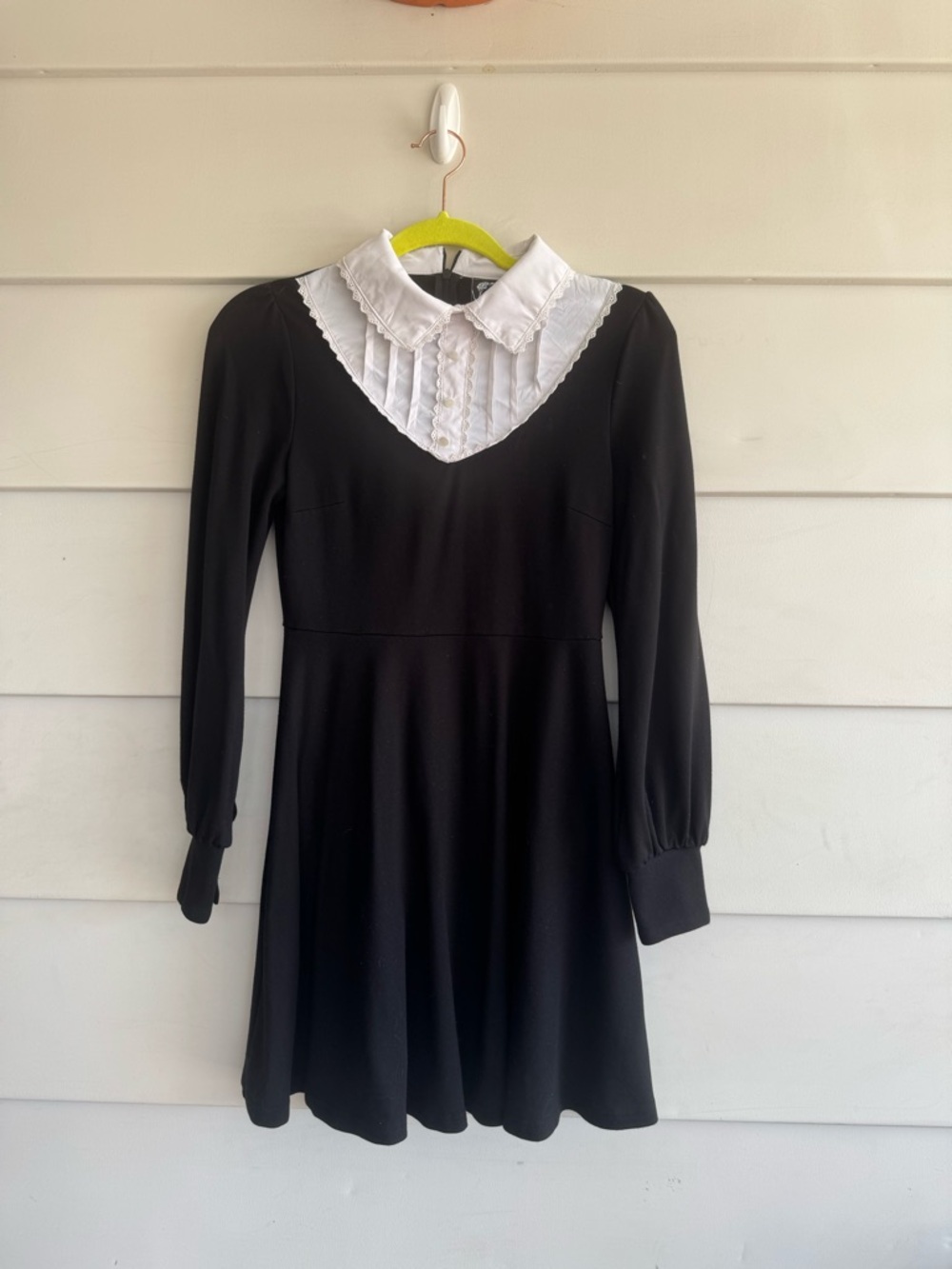 Killstar Bethany Brutal Gothic Black White Dress M